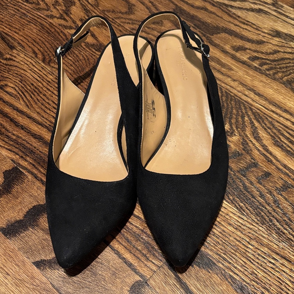 Banana republic sling backs 8.5